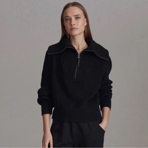 Varley Half Zip Pullover Mentone Cotton True Knit Brand New w Tags